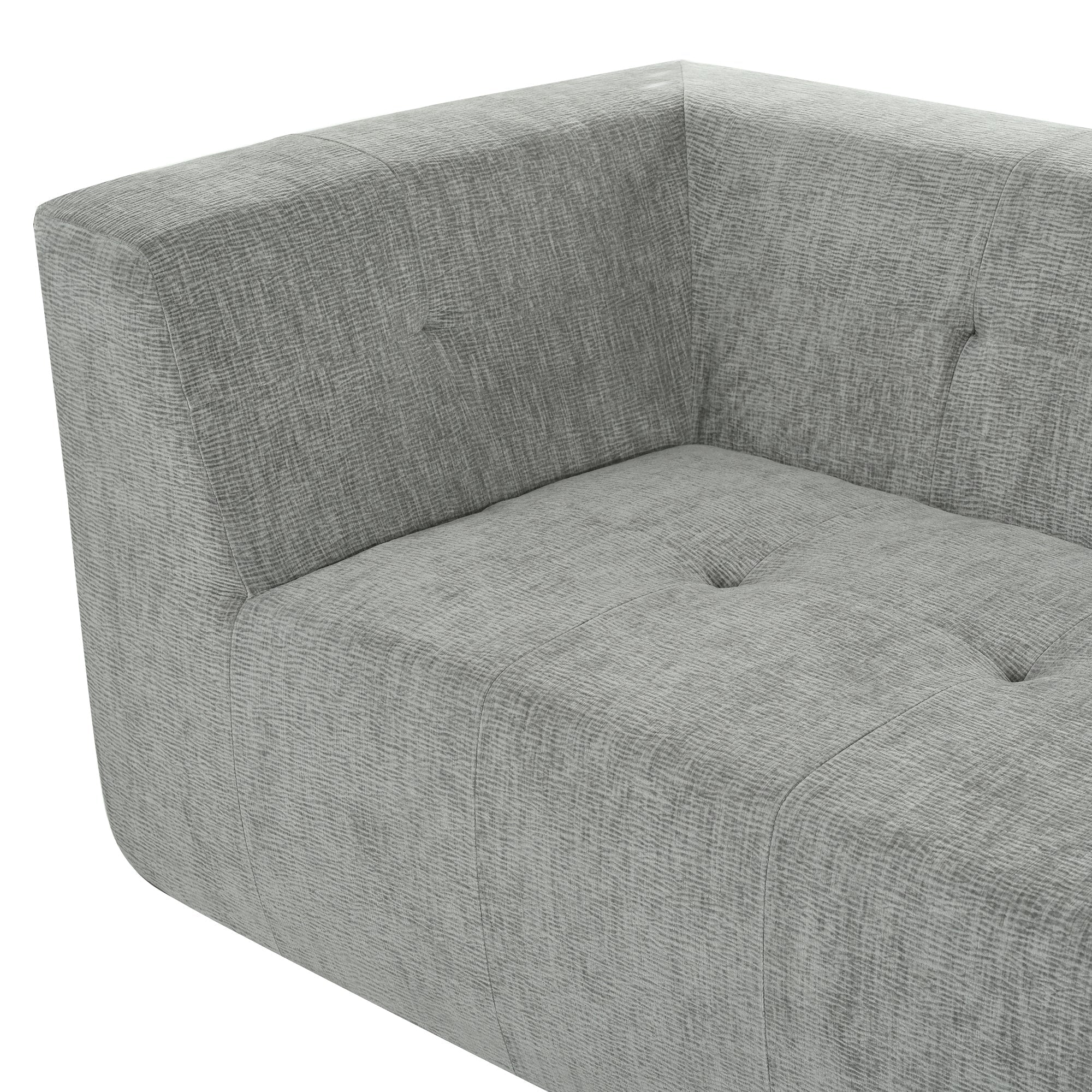 112.2*74" Modular Modular Combination Living Room Sofa Set, Modern Minimalist Sofa, Living Room Upholstered Sofa Bed, Be