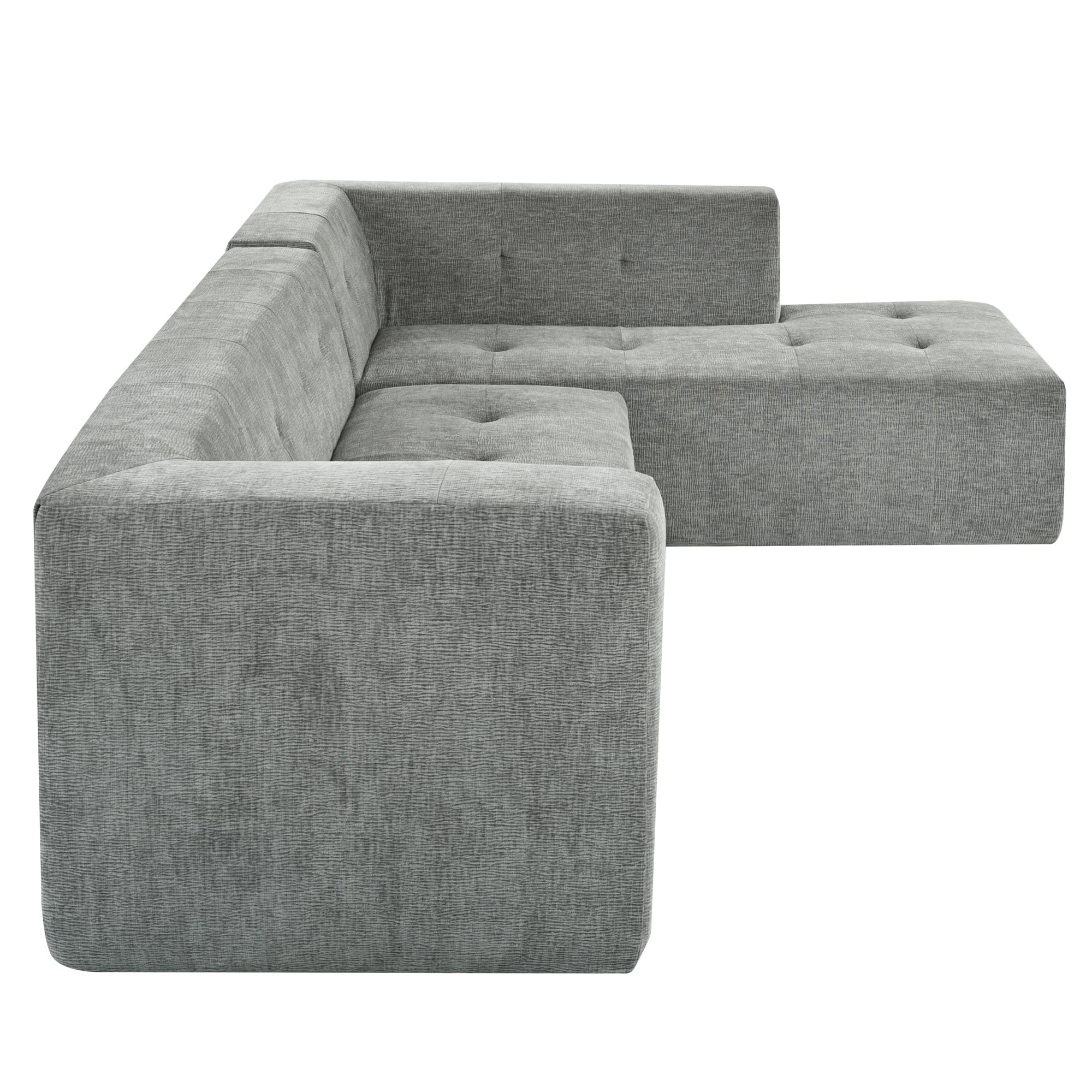 112.2*74" Modular Modular Combination Living Room Sofa Set, Modern Minimalist Sofa, Living Room Upholstered Sofa Bed, Be