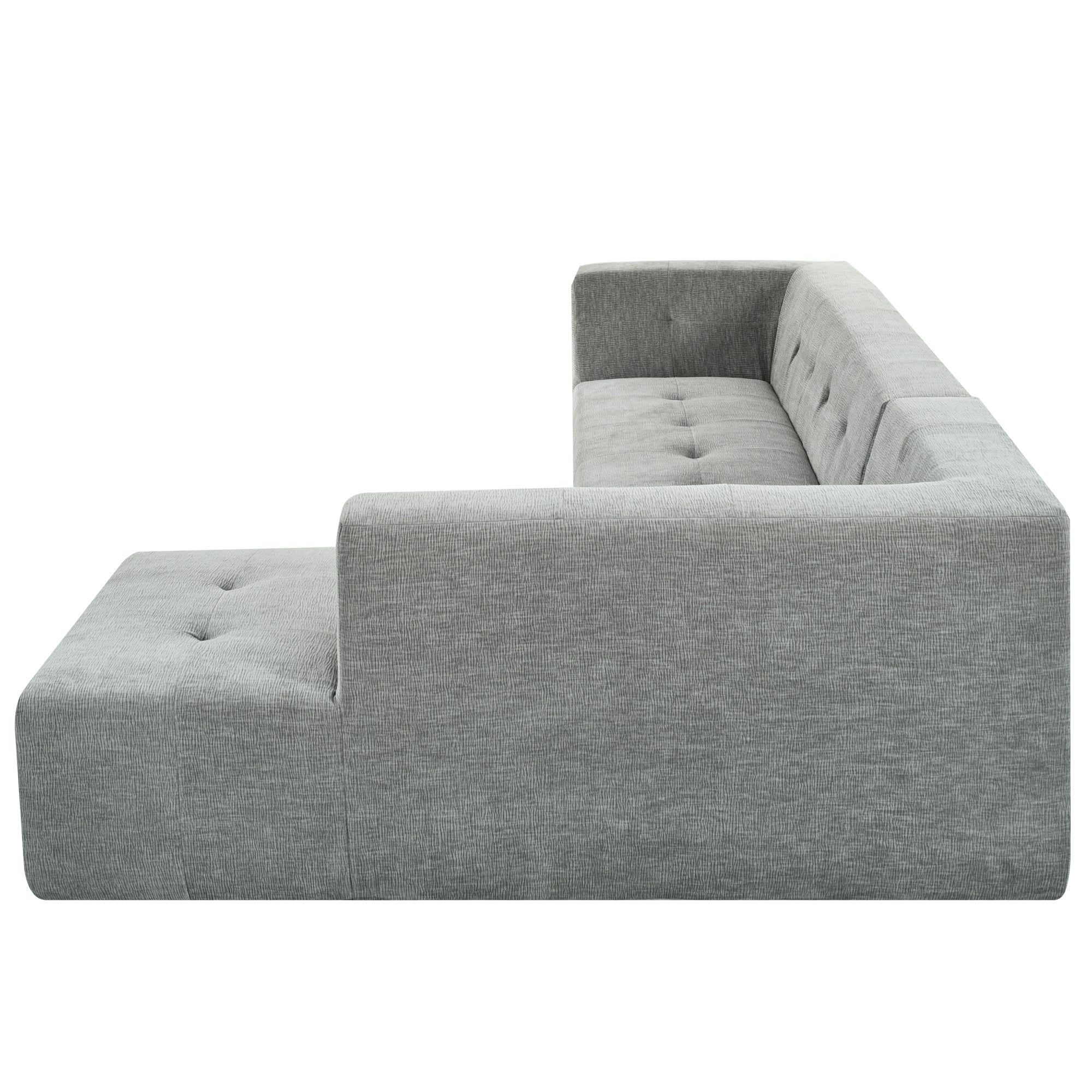 112.2*74" Modular Modular Combination Living Room Sofa Set, Modern Minimalist Sofa, Living Room Upholstered Sofa Bed, Be