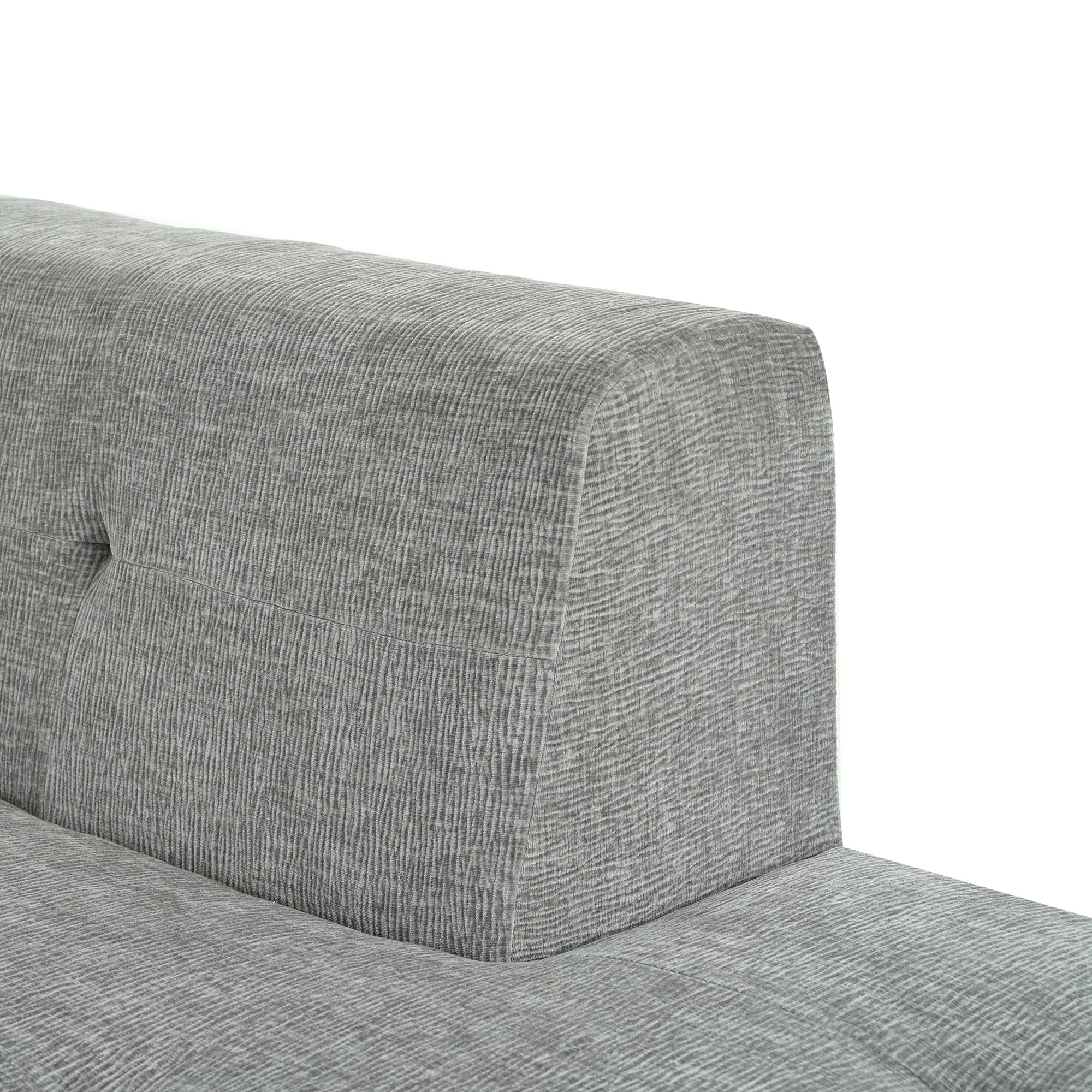 112.2*74" Modular Modular Combination Living Room Sofa Set, Modern Minimalist Sofa, Living Room Upholstered Sofa Bed, Be