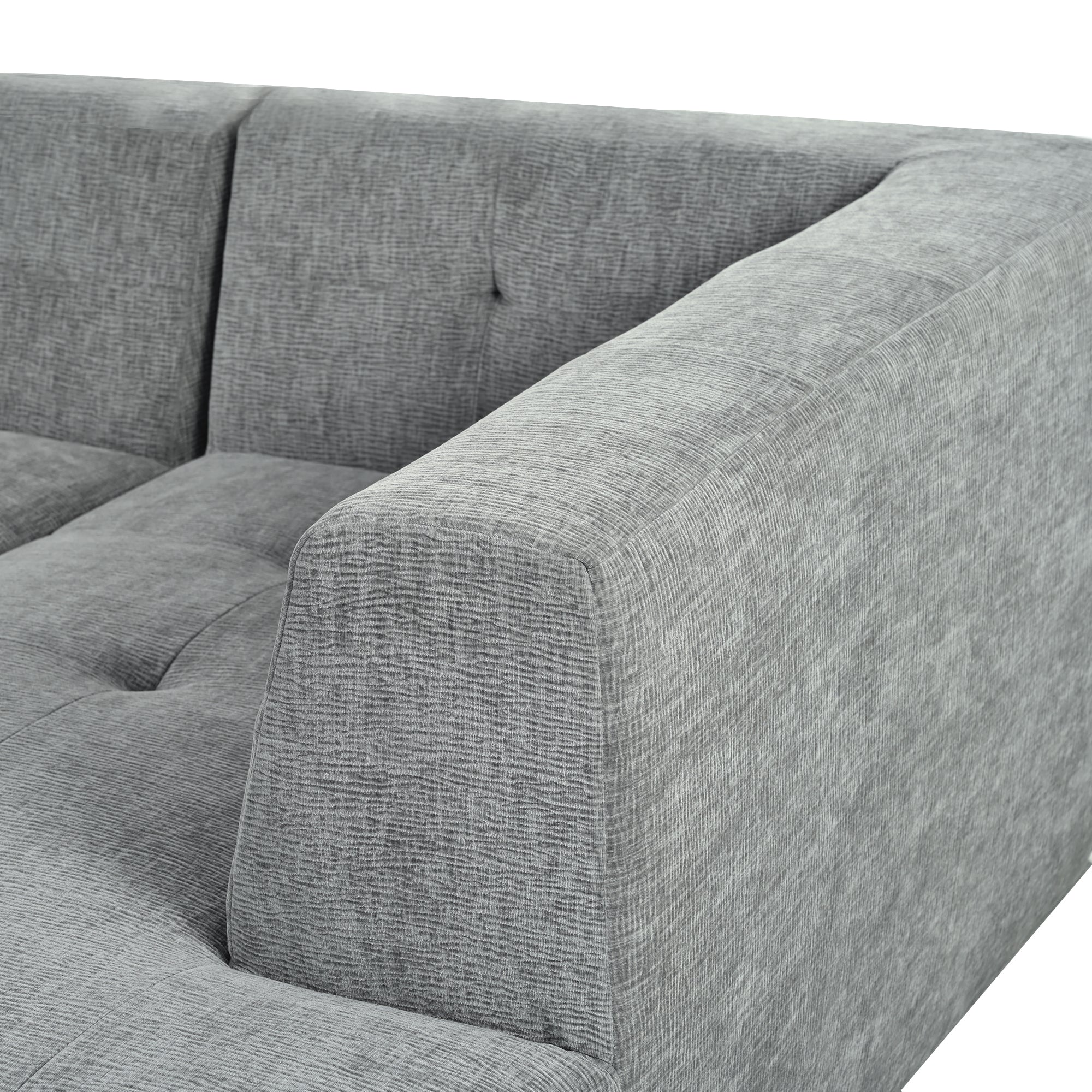 112.2*74" Modular Modular Combination Living Room Sofa Set, Modern Minimalist Sofa, Living Room Upholstered Sofa Bed, Be