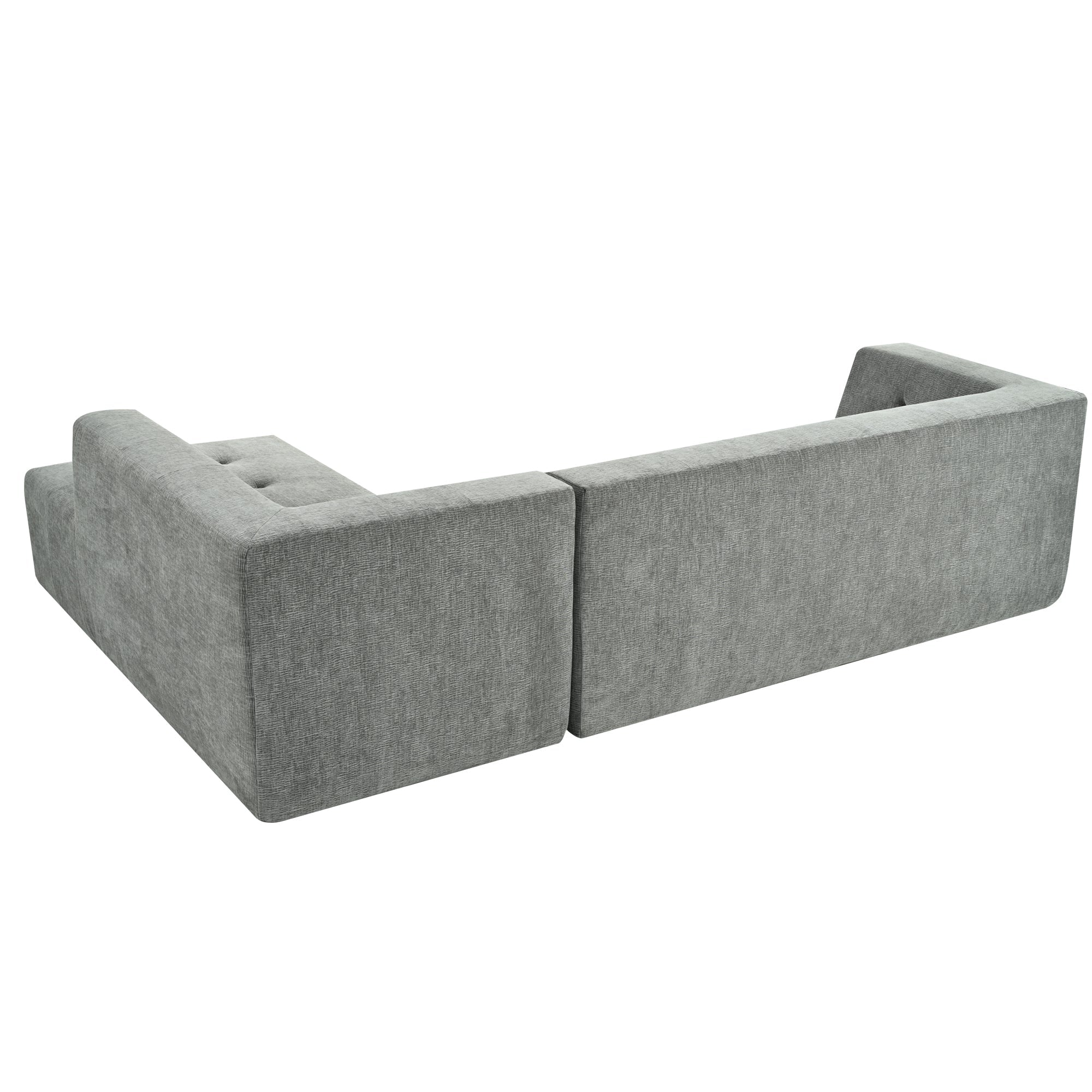 112.2*74" Modular Modular Combination Living Room Sofa Set, Modern Minimalist Sofa, Living Room Upholstered Sofa Bed, Be