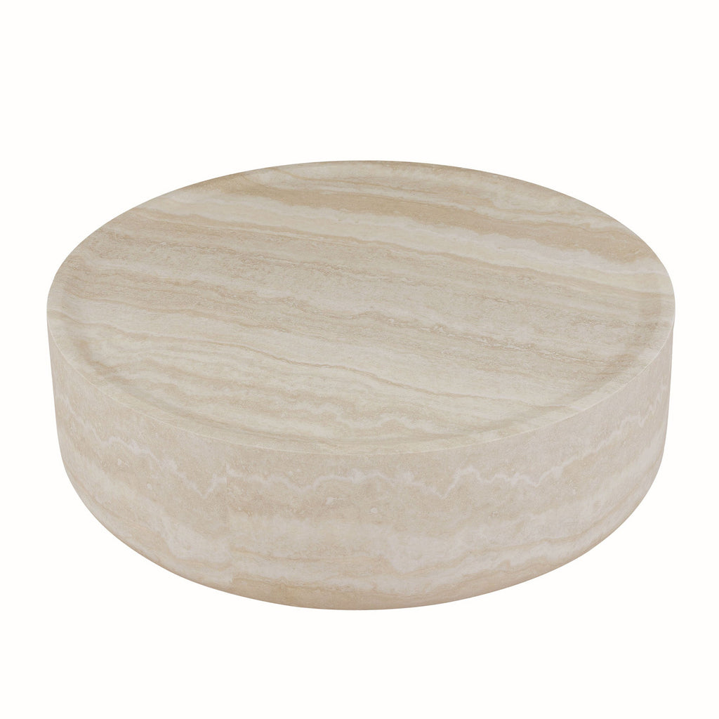 Faux MARS Pattern Coffee Tables for Living Room Round Tea Table