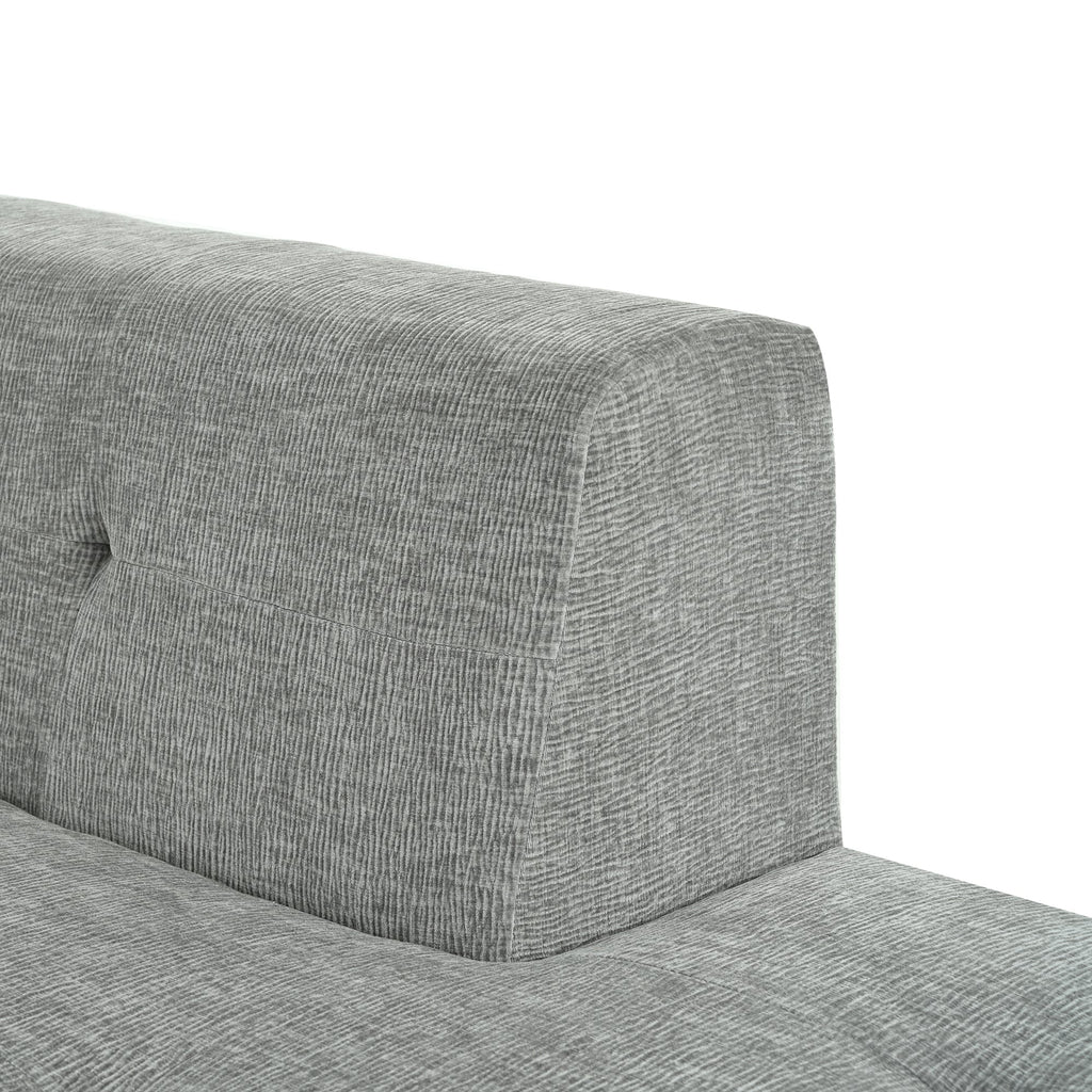 112.2*74" Modular Modular Combination Living Room Sofa Set, Modern Minimalist Sofa, Living Room Upholstered Sofa Bed, Be