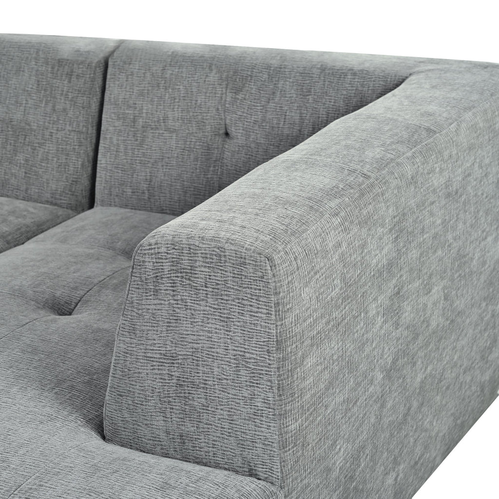 112.2*74" Modular Modular Combination Living Room Sofa Set, Modern Minimalist Sofa, Living Room Upholstered Sofa Bed, Be